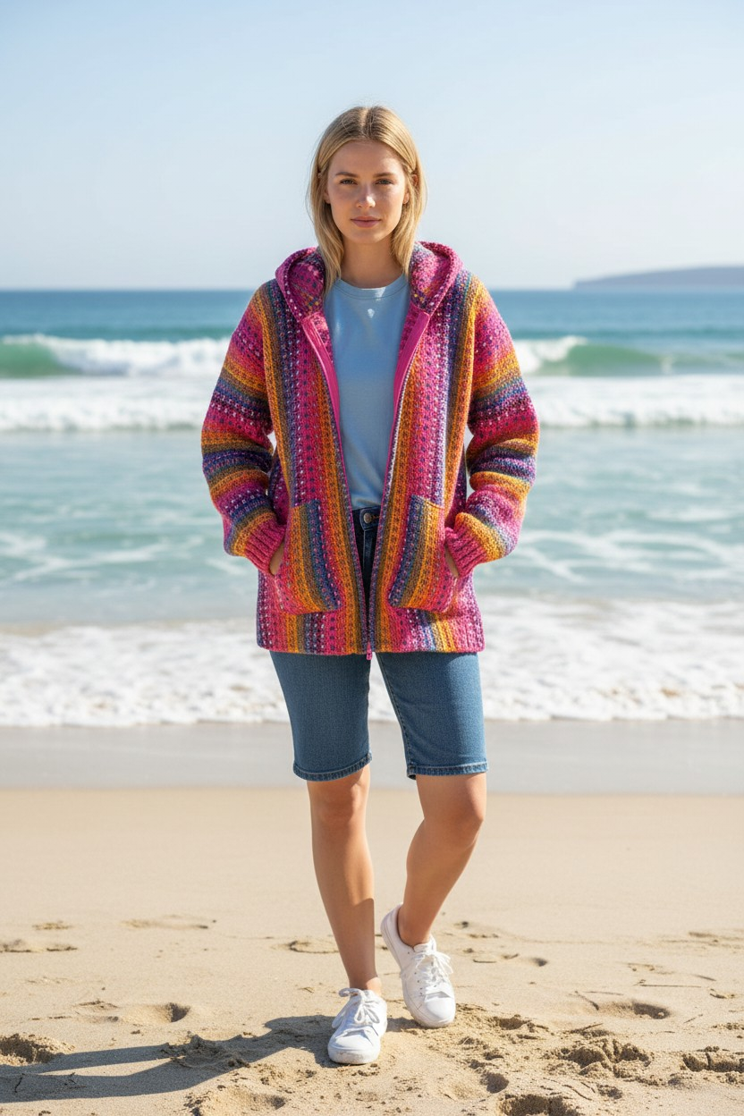 The Otavalo Legacy: Hand-Knitted Wool Cardigans